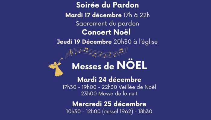 HORAIRES NOEL SITE